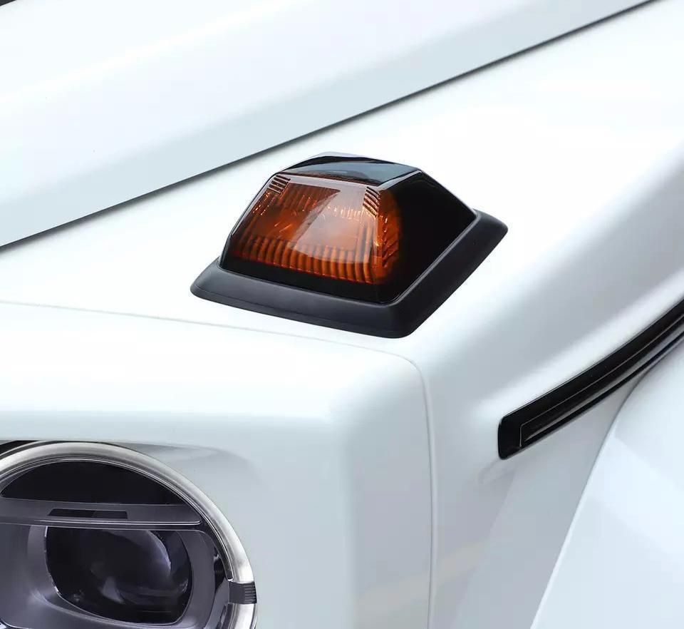 ベンツ 現行Gクラス W463A W464 W465 ウインカーレンズ用 スモークカバー