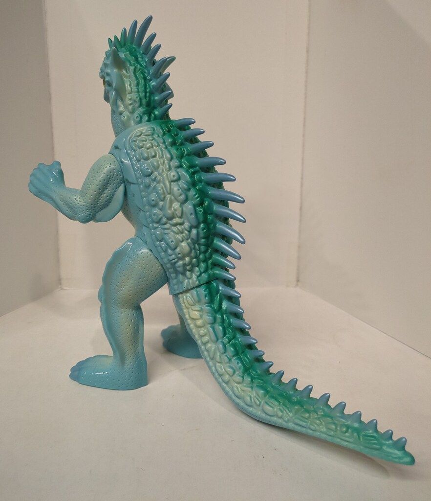 新品 貴重 マルサン 世紀の大怪獣 バラン 350 Light Blue Ver ソフビ