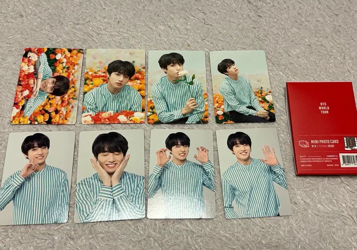 BTS(防弾少年団・バンタン) ジョングク(JUNGKOOK・JK・グク) ドラゴンボール 日本 LOVE YOURSELF ラブユーを ミニ トレカ ミニ フォトカード