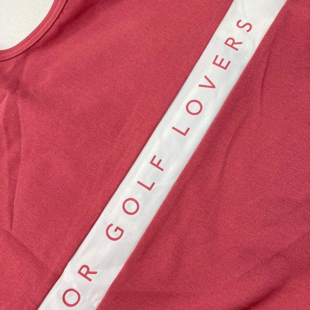 サイズ：S DESCENTE GOLF デサントゴルフ  ハーフジップノースリーブシャツ  ピンク系 [240101423428] ゴルフウェア レディース ストスト サイズ：S DESCENTE GOLF デサントゴルフ ハーフジップ