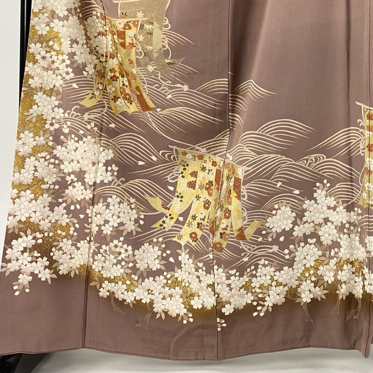色留袖 身丈165cm 裄丈66.5cm 正絹 名品