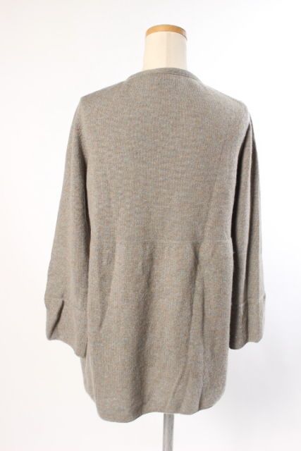 クイーン&ベル QUEENE&BELLE セーター ニット 長袖 カシミヤ S グレー ahm0513 レディース クイーン&ベル QUEENE&BELLE セーター ニット 長袖 カシミヤ S