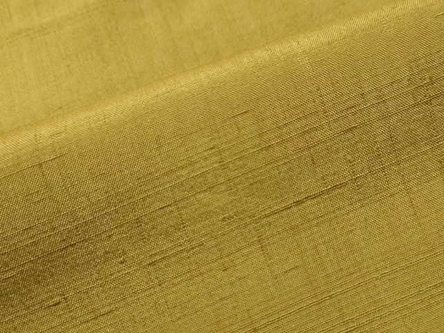 平和屋着物■上質な紬　色無地　黄朽葉色　正絹　逸品　CAAM0183yc