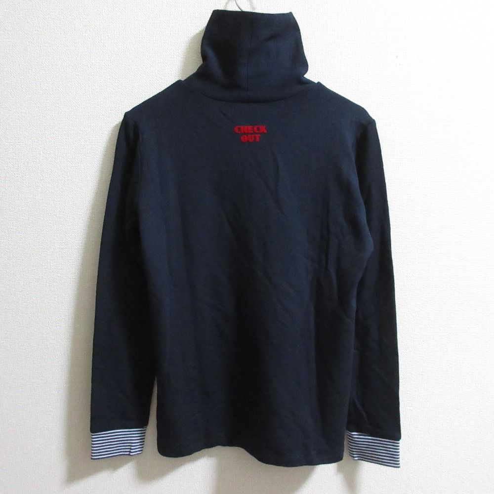 美品 and per se アンパスィ ストレッチ タートルネック 長袖 裏