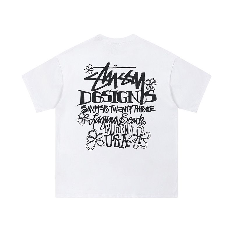 値下げします 新品 ステューシーSTUSSY FUZZY DICE Tシャツ 男女兼用 白 |mercariメルカリ官方指定廠商|Bibian比比昂代買代購