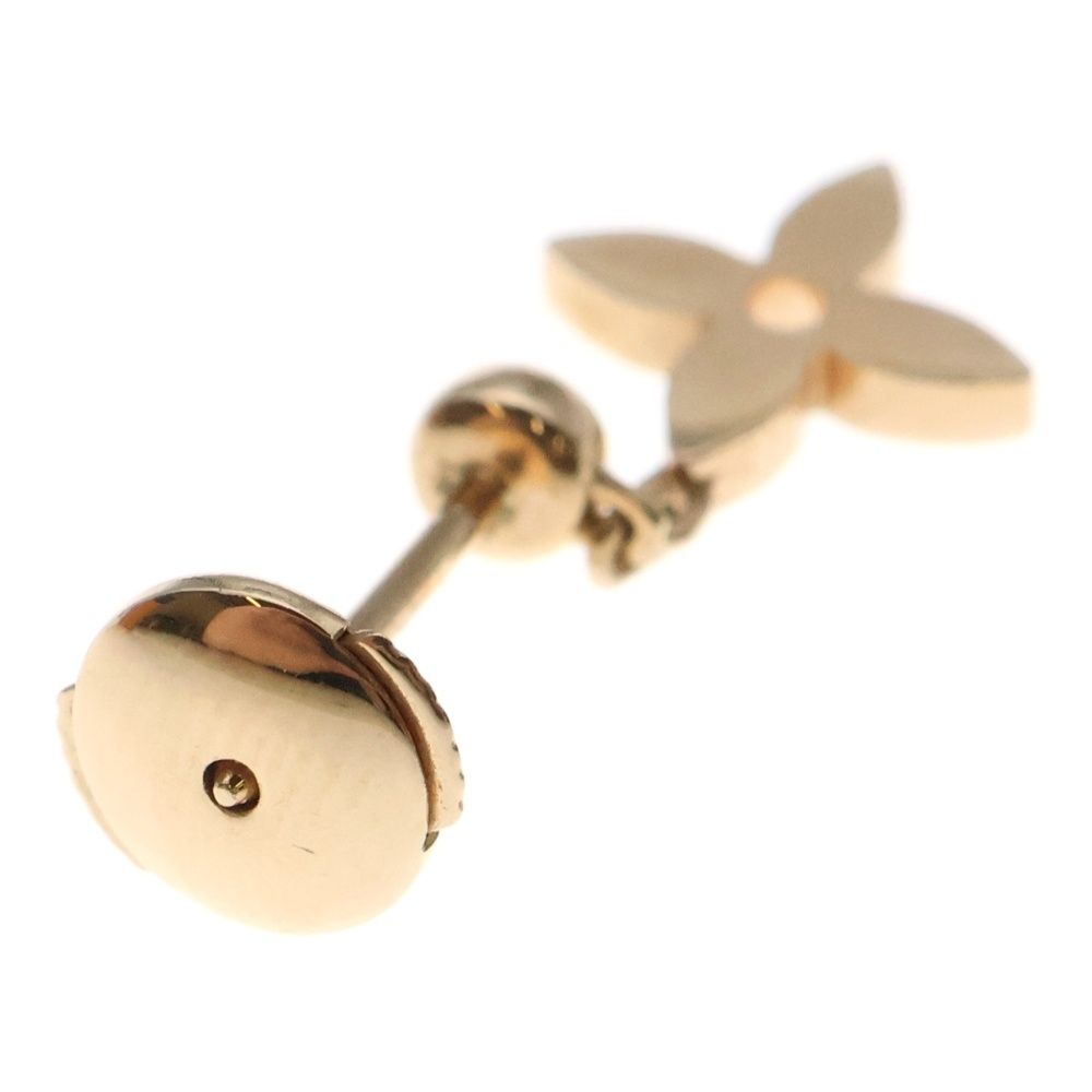 LOUIS VUITTON ルイヴィトン ピュス モノグラム イディール 1Pダイヤ ピアス Au750 K18 PG ピンクゴールド Q96169