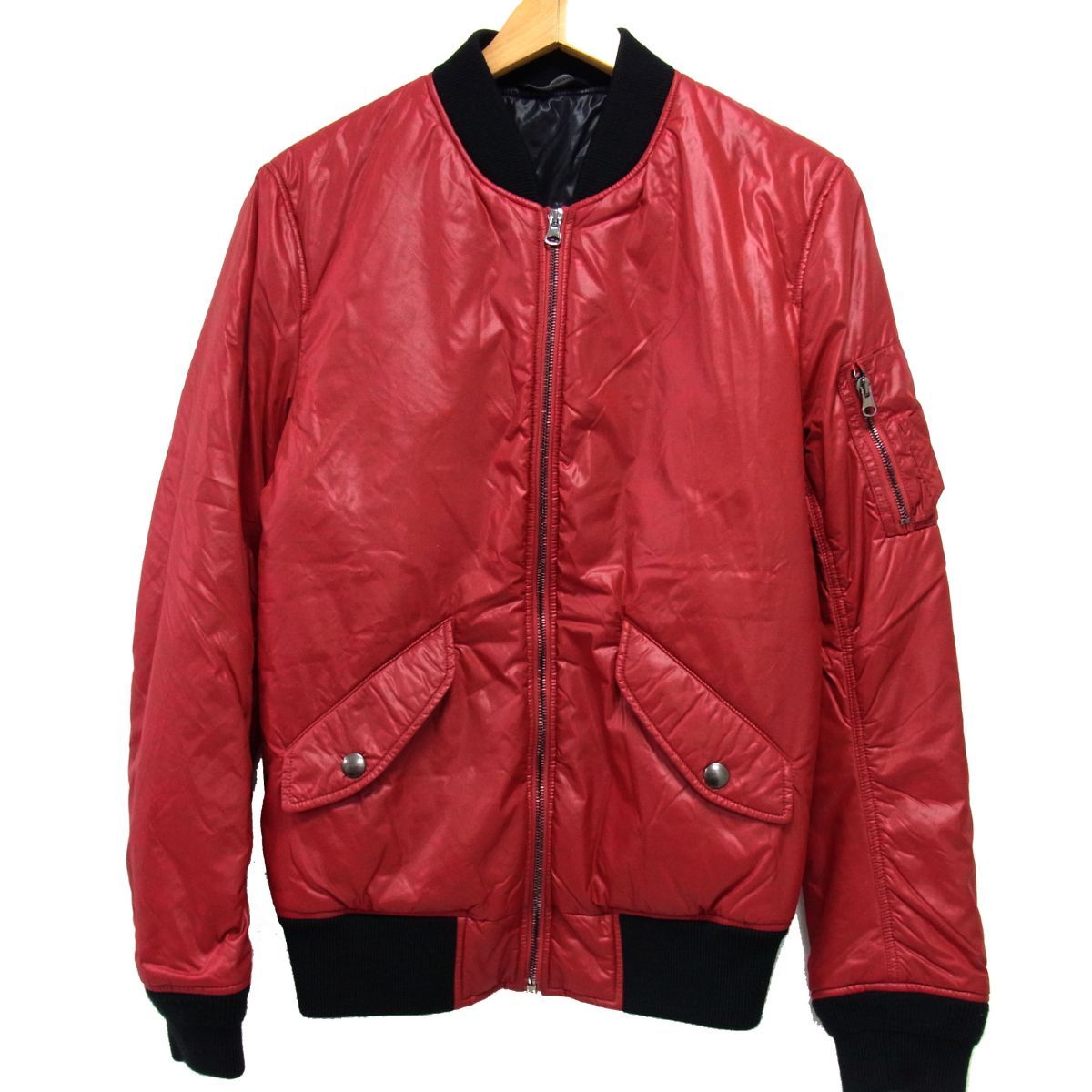 DOLCE&GABBANA ドルガバ 中綿入り　ダウンジャケット　ブルゾン 赤 DOLCE&GABBANA ドルガバ 中綿入りダウンジャケットブルゾン 赤