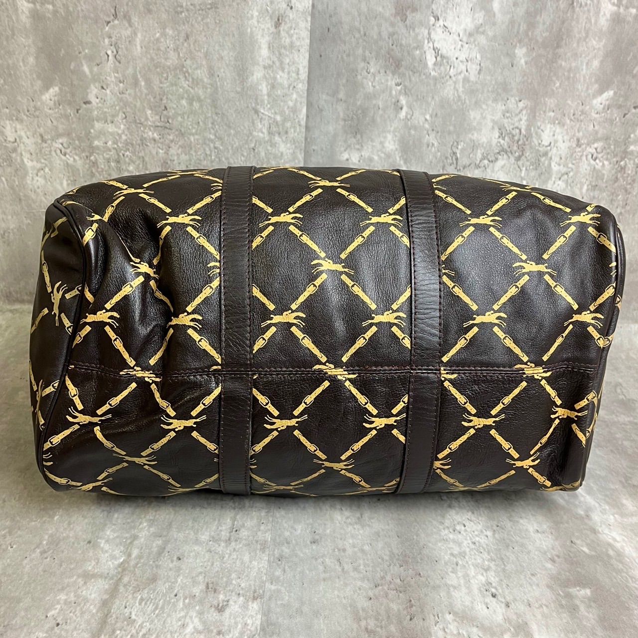 ✨良品✨ LONGCHAMP ロンシャン ボストンバッグ ハンドバッグ ホース