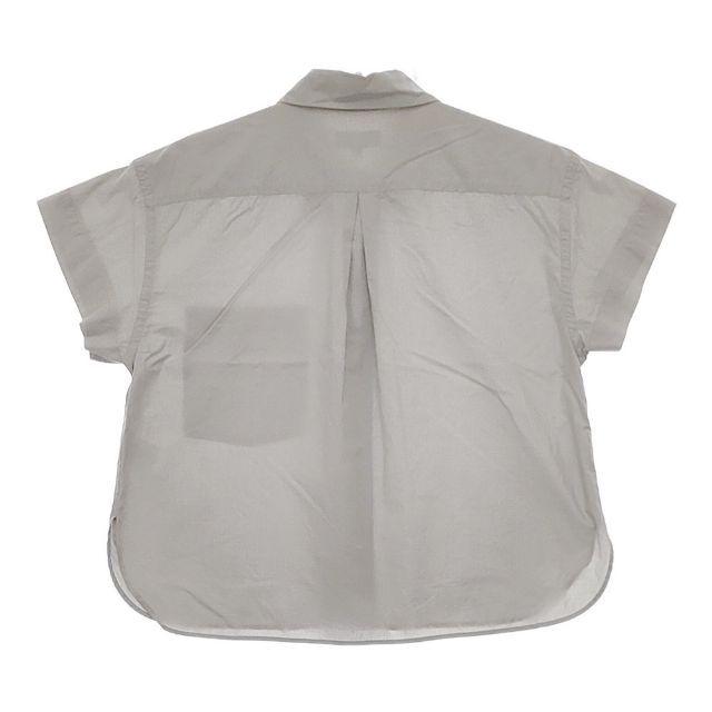 MARGARET HOWELL 578-3152005 COTTON POPLIN コットン 半袖シャツ 23SS グレー マーガレットハウエル 5-0612S 258802 MARGARET HOWELL 578-3152005 COTTON POPLIN コットン 半袖