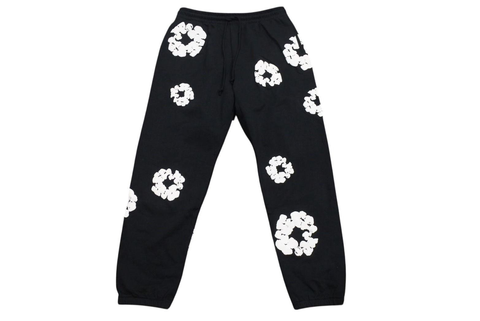 関税込 DENIM TEARS デニムティアーズ Wreath ロンT 黒 デニムティアーズ コットンリース パーカー ブラック