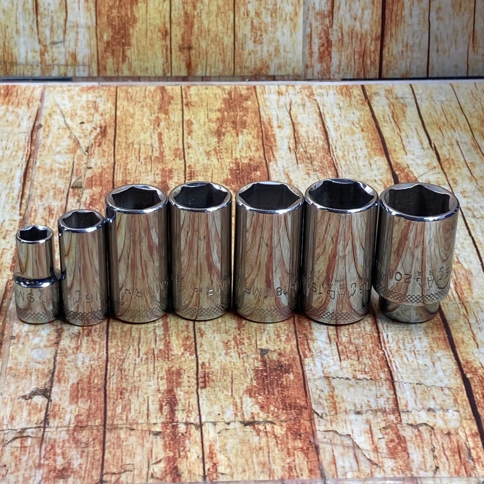 MACTOOL マックツール ソケットセット 7点セット X6 20|19|18|16|15|11|9 MMR dr.3|8 川崎店