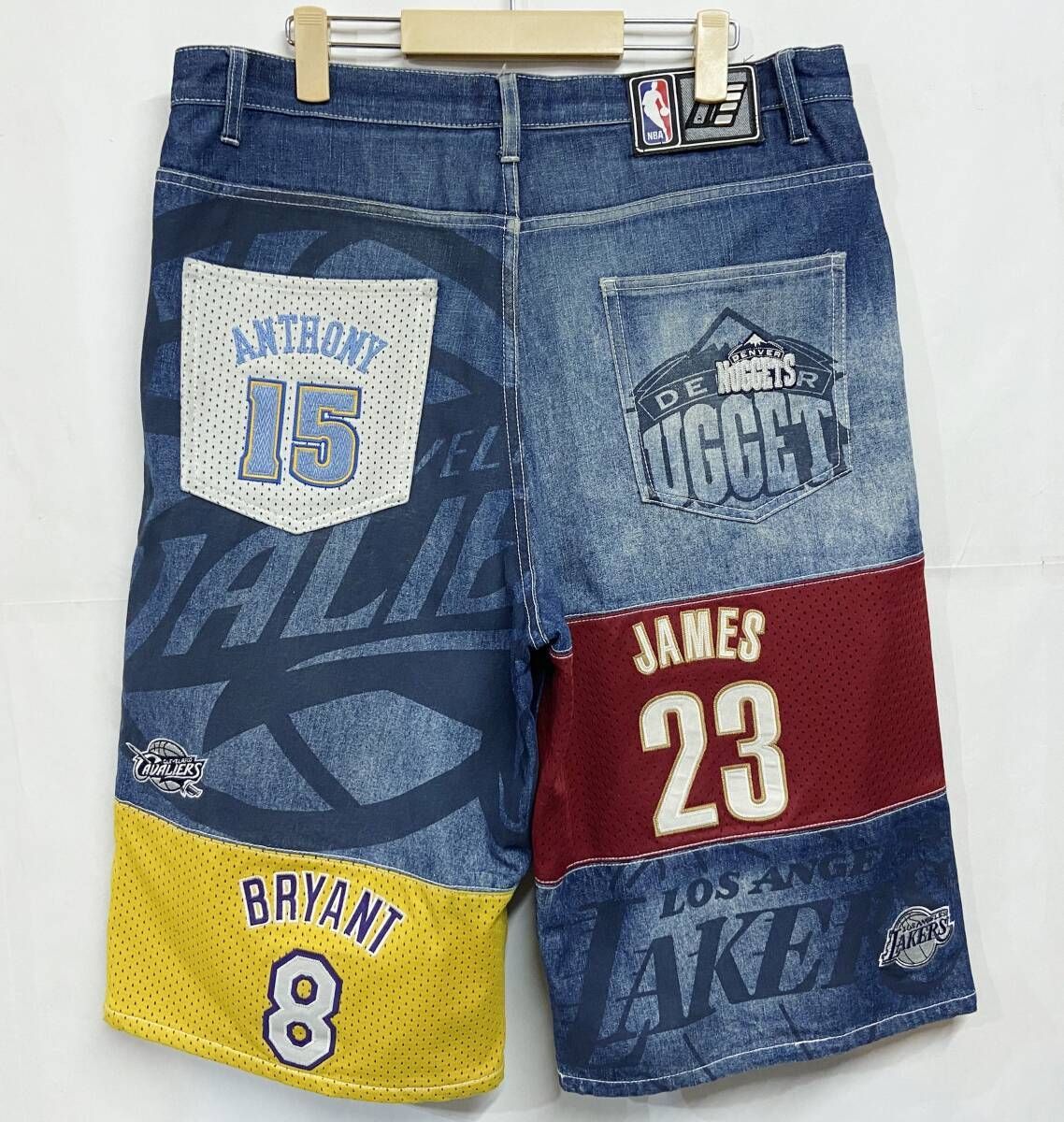 原宿Dog購入 希少 ヴィンテージ UNK DENIM x NBA ユニフォーム デニム 