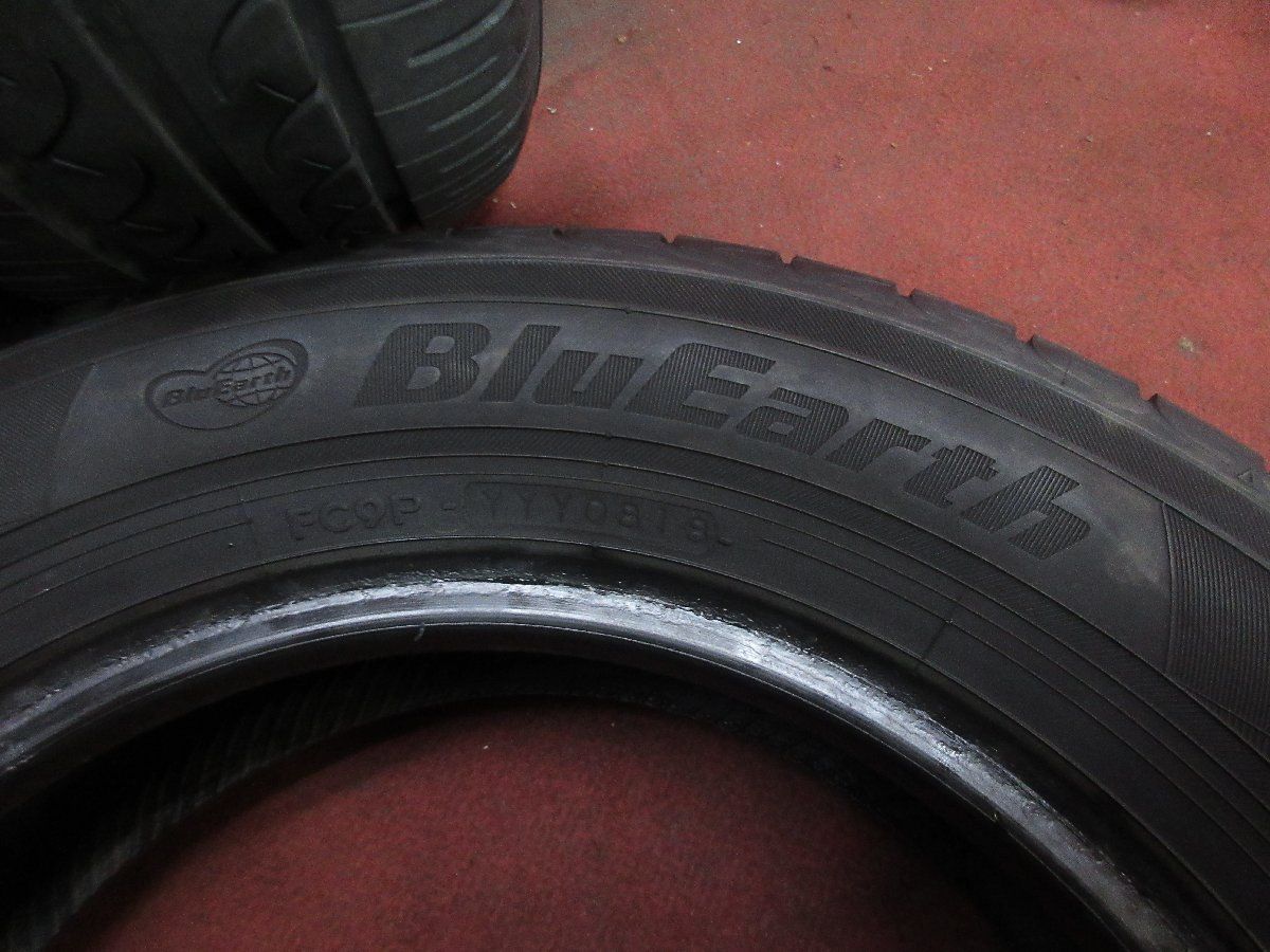 タイヤ 4本 175/65R14 ヨコハマ ブルーアース Blue Earth バリ山 溝