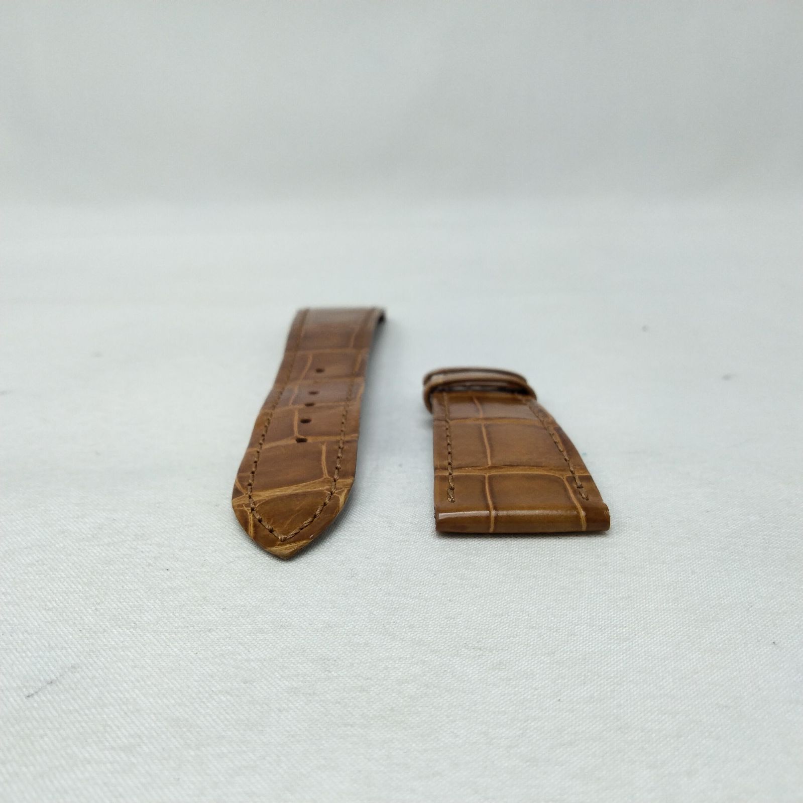 PATEK PHILIPPE  クロコダイル  時計革ベルトブラウン ✨️PATEK PHILIPPE✨️パテックフィリップ 時計ベルト 革ベルト