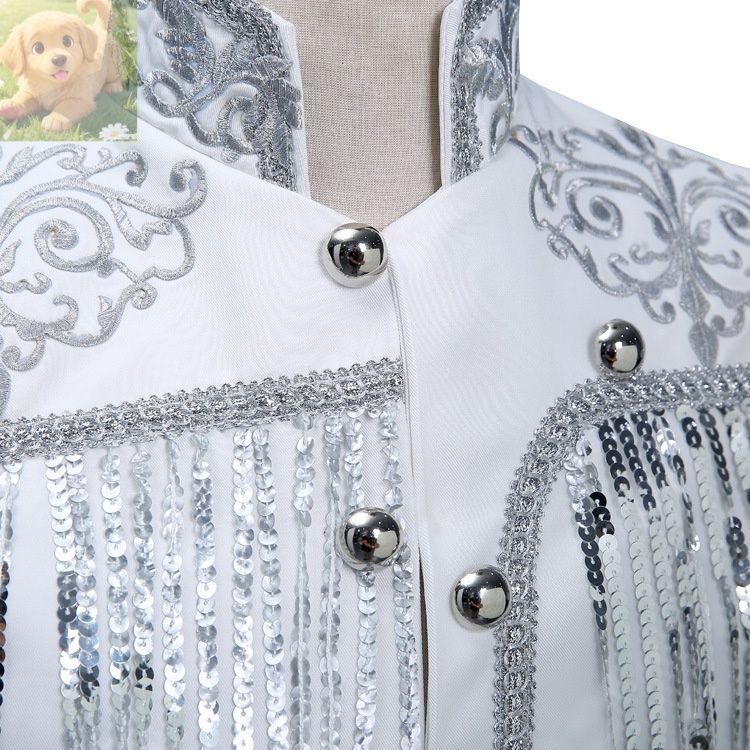 上下2点セット 宮廷 DJ スーツ コスプレ衣装 王子 タキシード ステージ衣装上着ズボンS M L-2XL発表会キャラクター KANDAIZUMI_COM