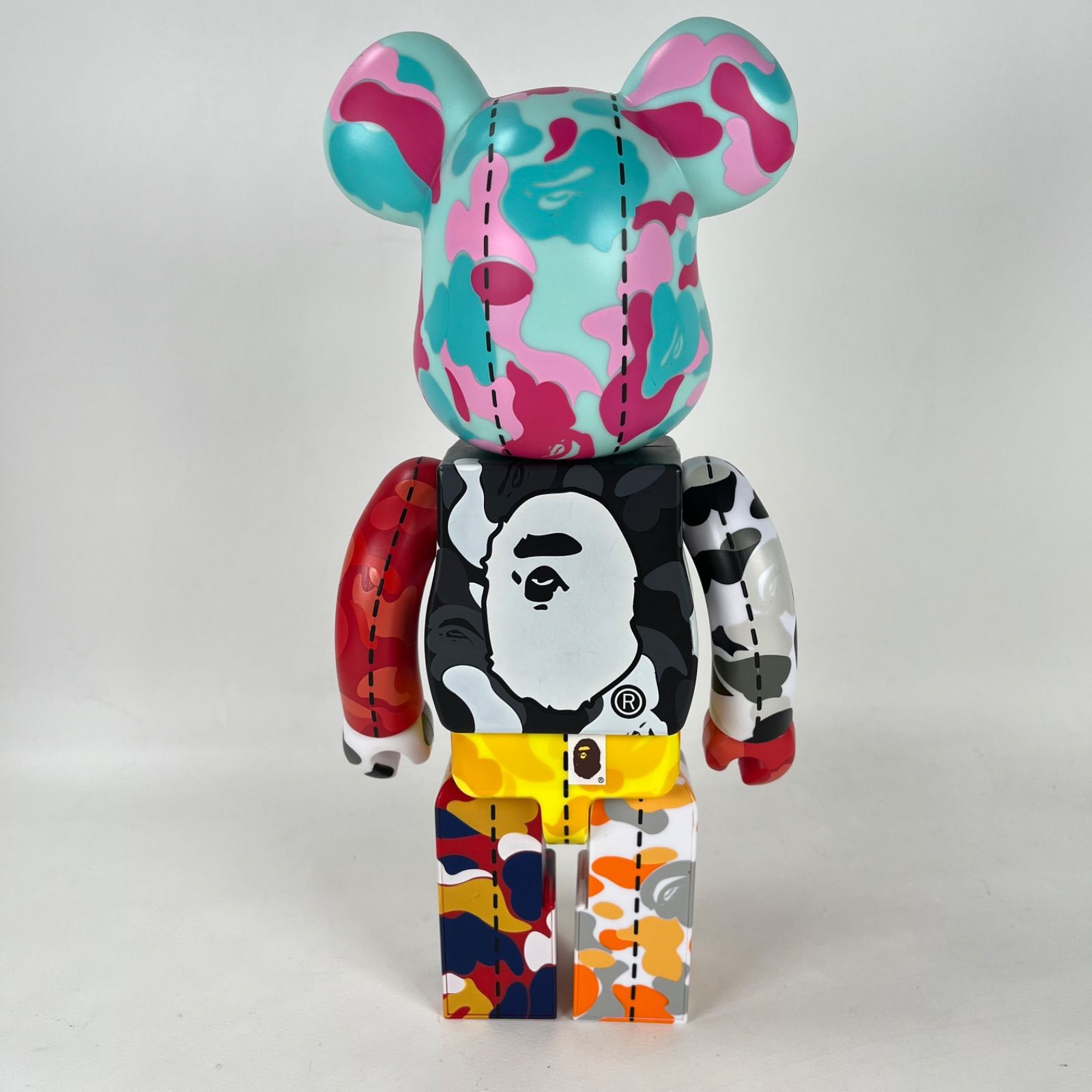 BE@RBRICK ベアブリック A BATHING APE 28th ANNIVERSARY BAPE CAMO #3 ...