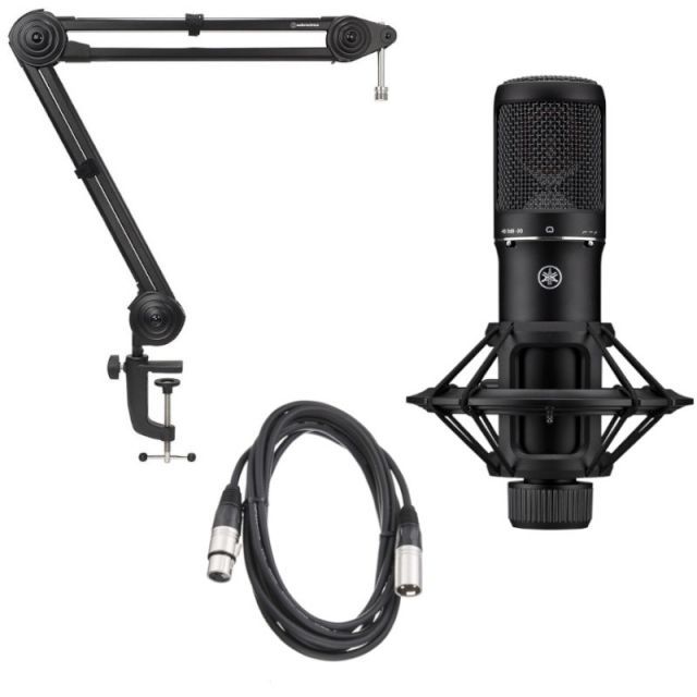 ヤマハ YAMAHA コンデンサーマイク YCM705B 黒 AT8700B 3m XLRケーブル