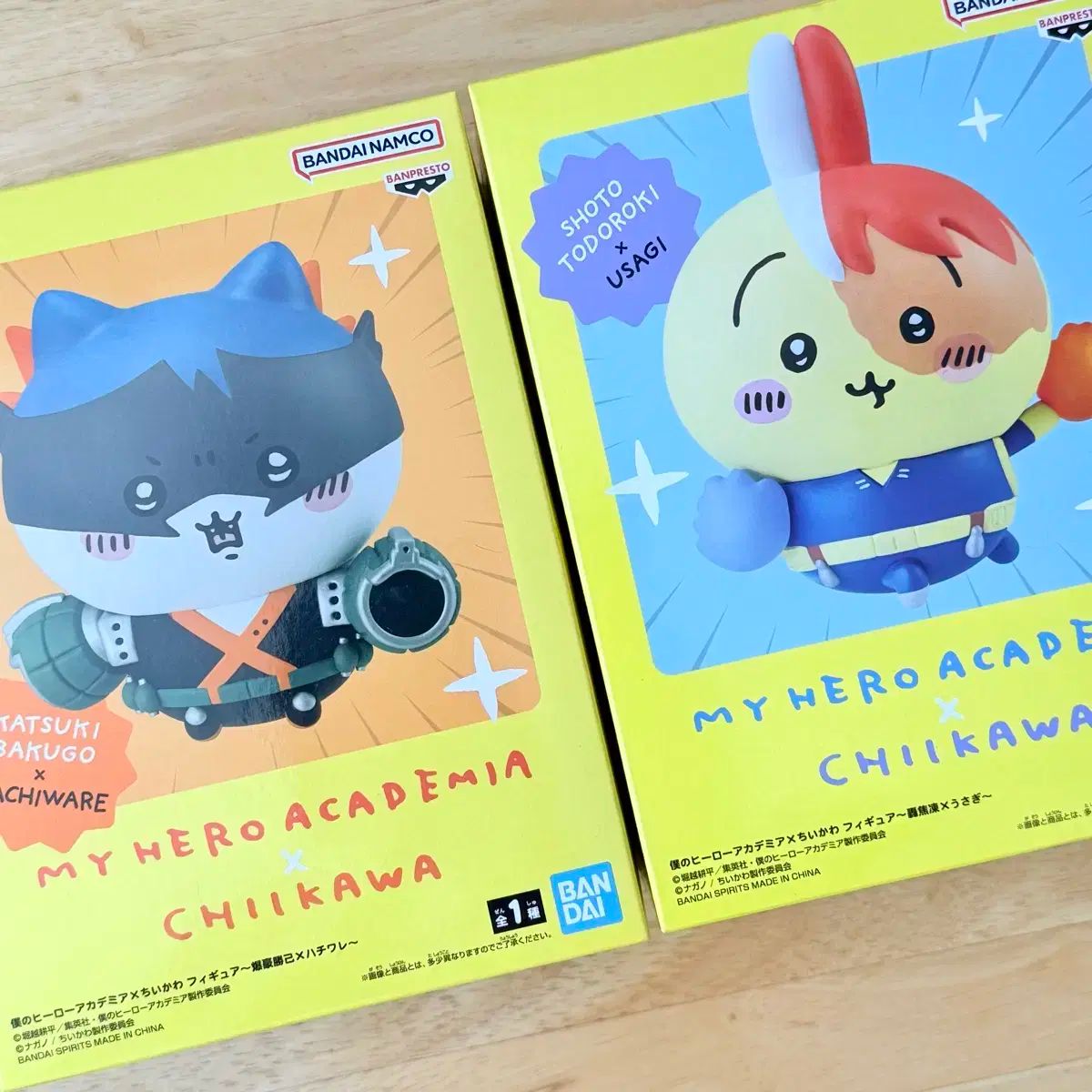 ちいかわ　ヒロアカ　コラボフィギュア　6体セット 僕のヒーローアカデミア×ちいかわ フィギュアマスコット｜株式