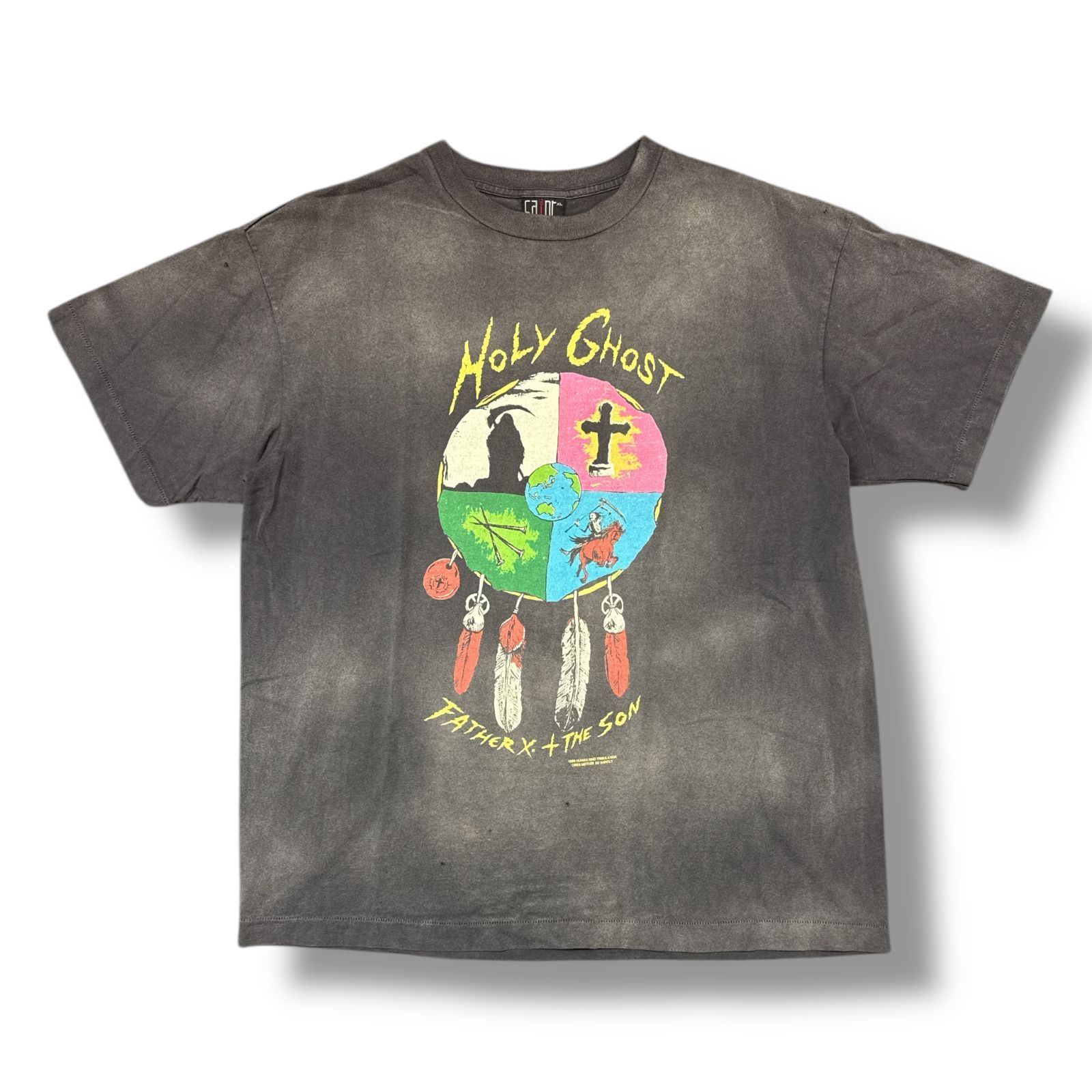 参考上代36300円 SAINT MICHAEL 24SS LM_SS TEE / HOLY GHOST ホーリー 