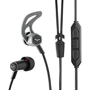 【中古】(非常に良い)V - MODA Forzaインイヤハイブリッドスポーツヘッドフォン3ボタンリモートu0026マイク???Appleデバイス、ブラック FRZ-A-BLACK