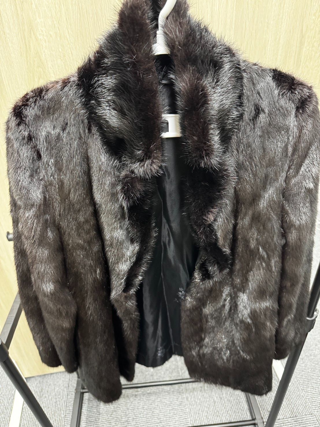 SAFURAN サフラン ファーコート ブラック