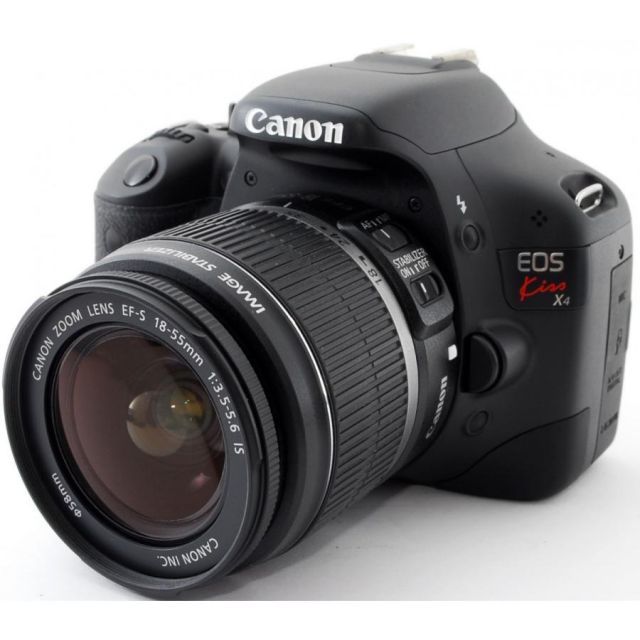 キヤノン デジタル一眼 CANON EOS Kiss X4 レンズキット 中古 新品SD 