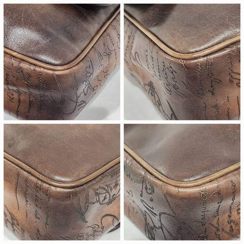 ブラウン ヴェネチアスクリットレザー