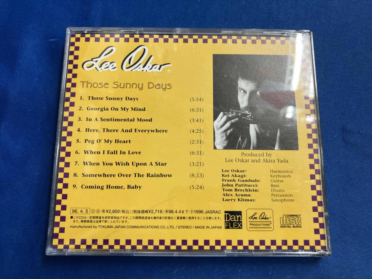 リｰ・オスカｰ CD Those Sunny Days(ハｰモニカ日和-プレイ