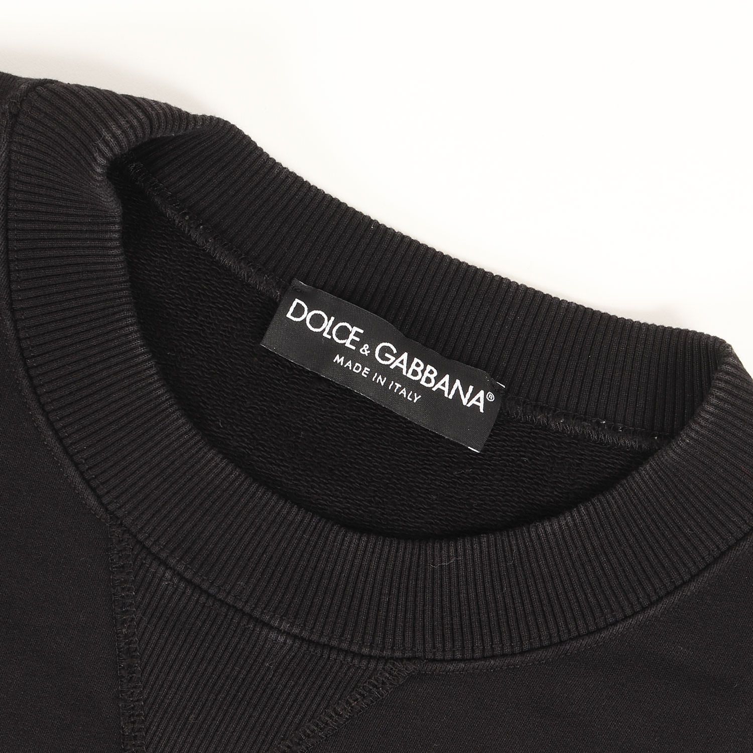 DOLCE&GABBANA ドルチェ&ガッバーナ スウェット ブラック 黒 サイズ:52 