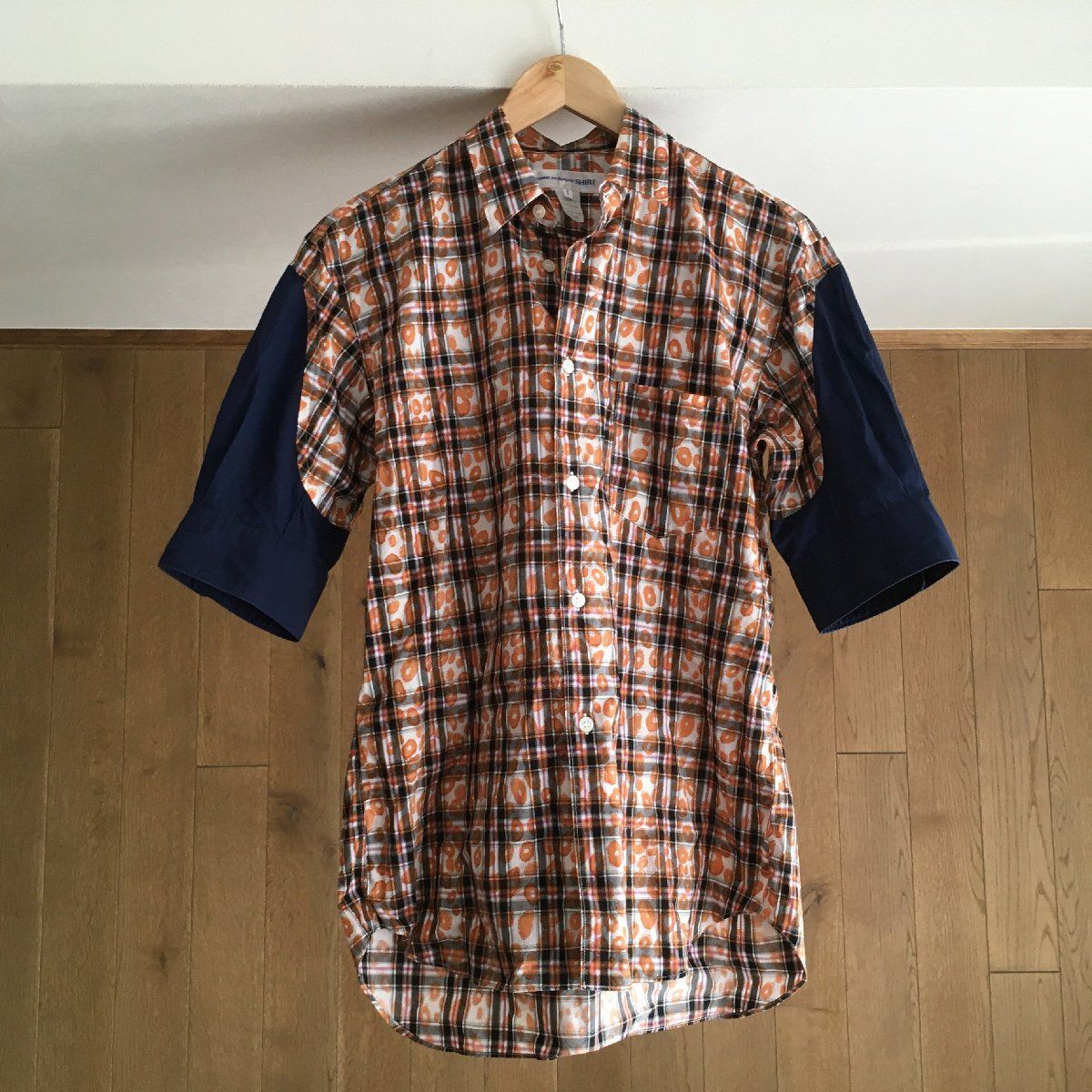 美品 コムデギャルソンシャツ COMME des GARCONS SHIRT 半袖 シャツS 
