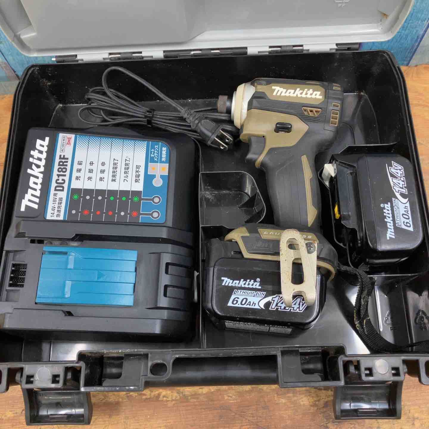 品 マキタ makita コードレスインパクトドライバー TD161DGXAB 14.4V フルセット ブラウン 柏店