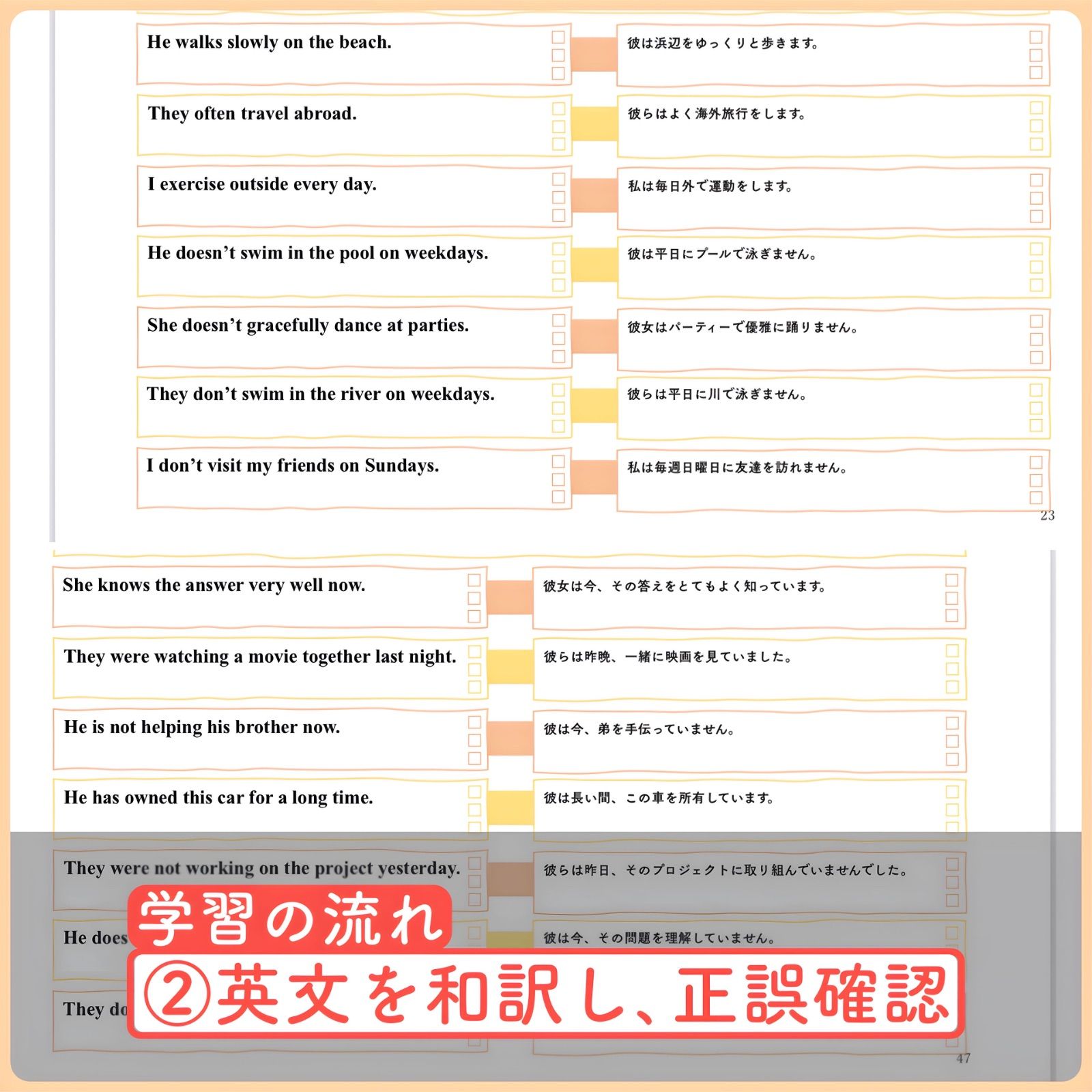 中一英文法 瞬間和訳問題集 中学1年生 中学英語 中学生 テスト 復習