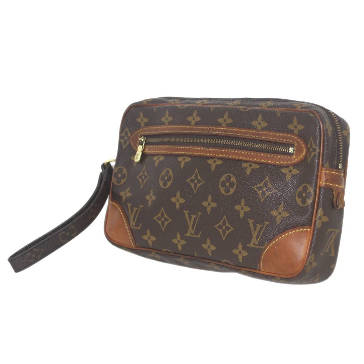 LOUIS VUITTON ルイヴィトン マルリー ドラゴンヌ セカンドバッグ モノグラム ブラウン M51825 SL0958 NO Cランク