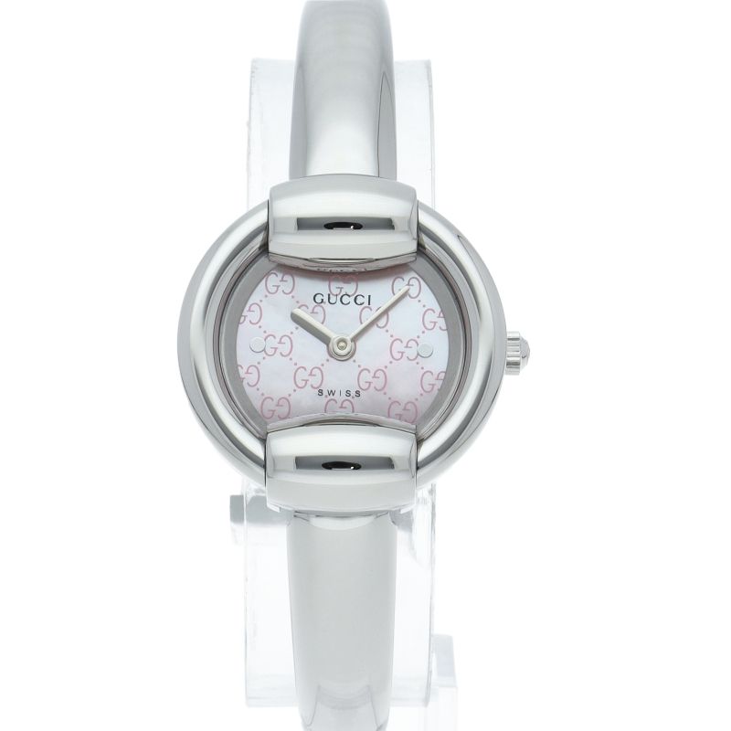 グッチ バングルウォッチ シェル 1400L/YA014513 箱 保証書 SS  