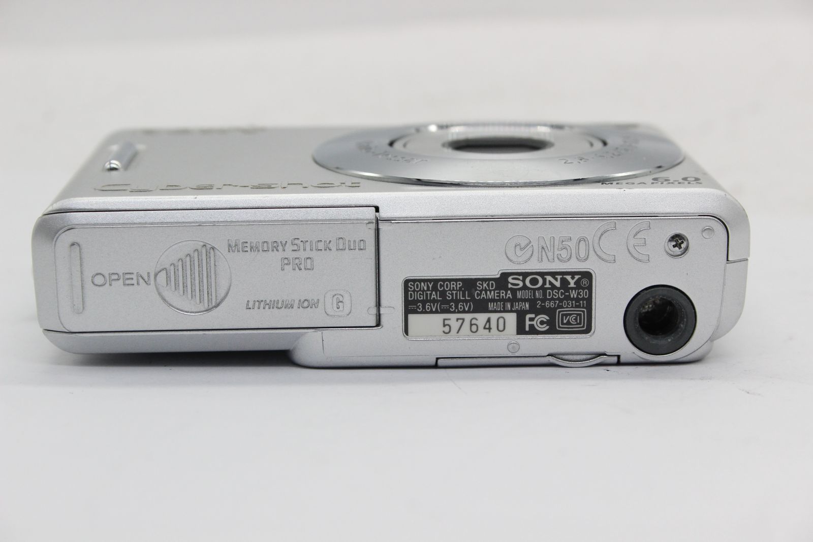 返品保証】 ソニー SONY Cyber-shot DSC-W30 3x コンパクトデジタルカメラ s5418 - メルカリ