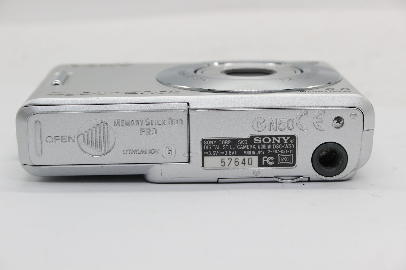 【返品保証】 ソニー SONY Cyber-shot DSC-W30 3x コンパクトデジタルカメラ s5418