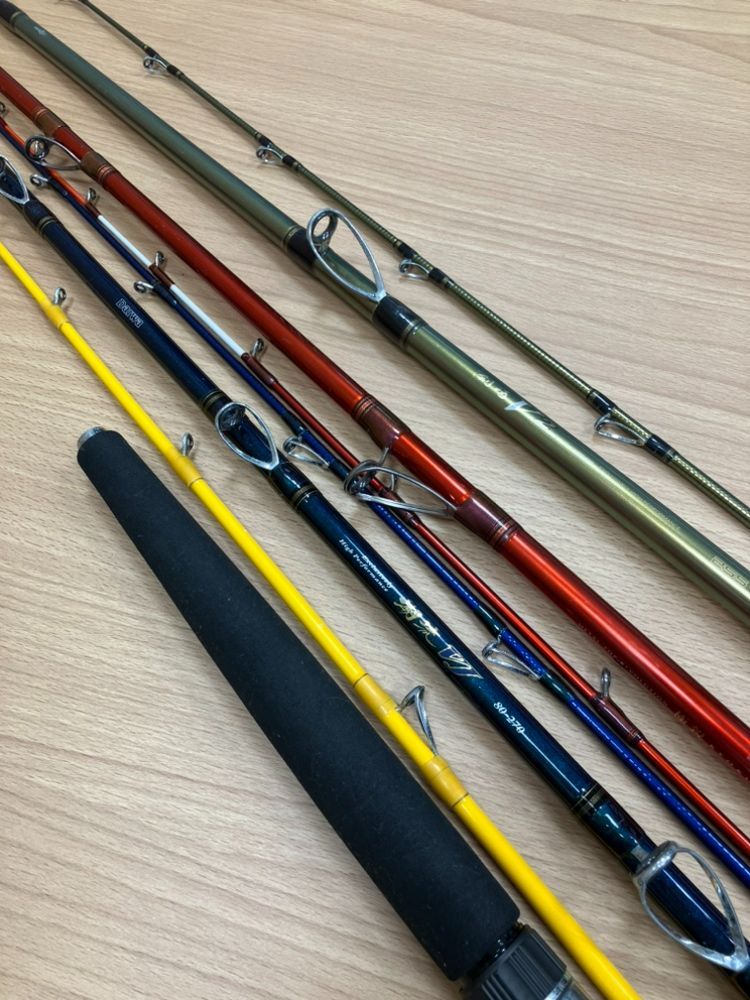 販売 【10％クーポン使用可】SK/DAIWA 釣り竿 ロッド 4本セット 剣崎