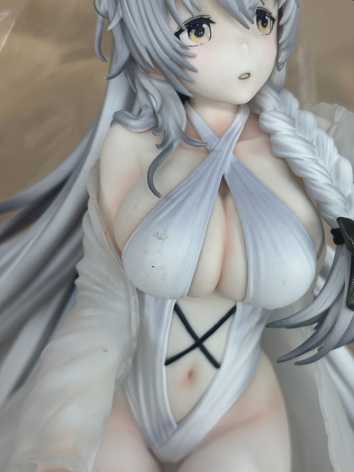 【うわー光】ハーマイオニー　ピュアホワイトホリデー　1／7スケール ☆特価品 『アズールレーン』 ハーマイオニー ピュアホワイト
