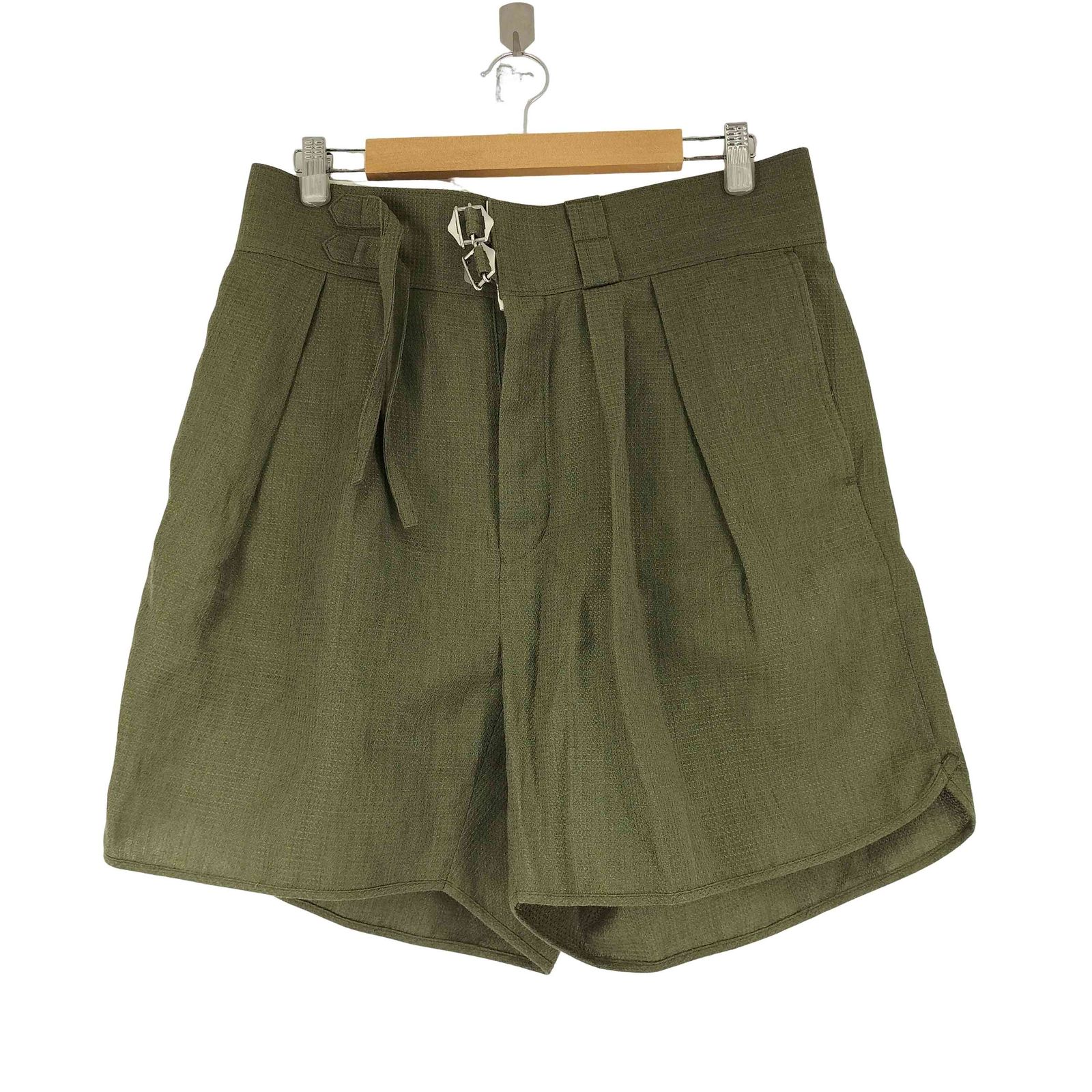 ニート NEAT FOX BROTHERS Wool Linen DOTS LINE グルカショーツ 
