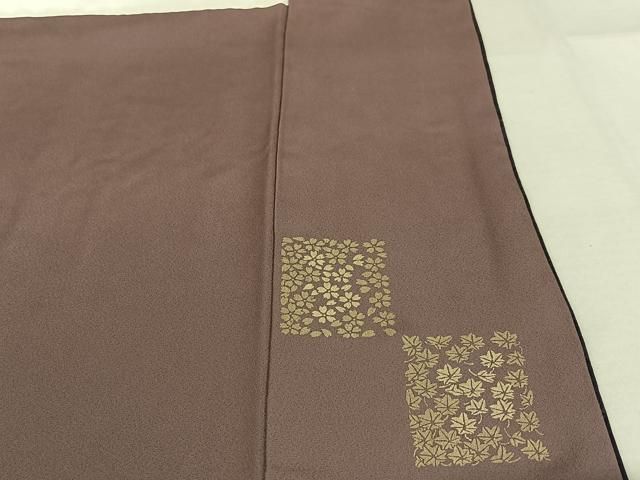 平和屋着物○訪問着 駒刺繍 絞り 色紙草花文 暈し染め 金彩 正絹