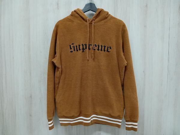 Supreme Reverse Fleece Hooded Sweatshirt シュプリーム プルオーバー パーカー Mサイズ 茶色 ブラウン