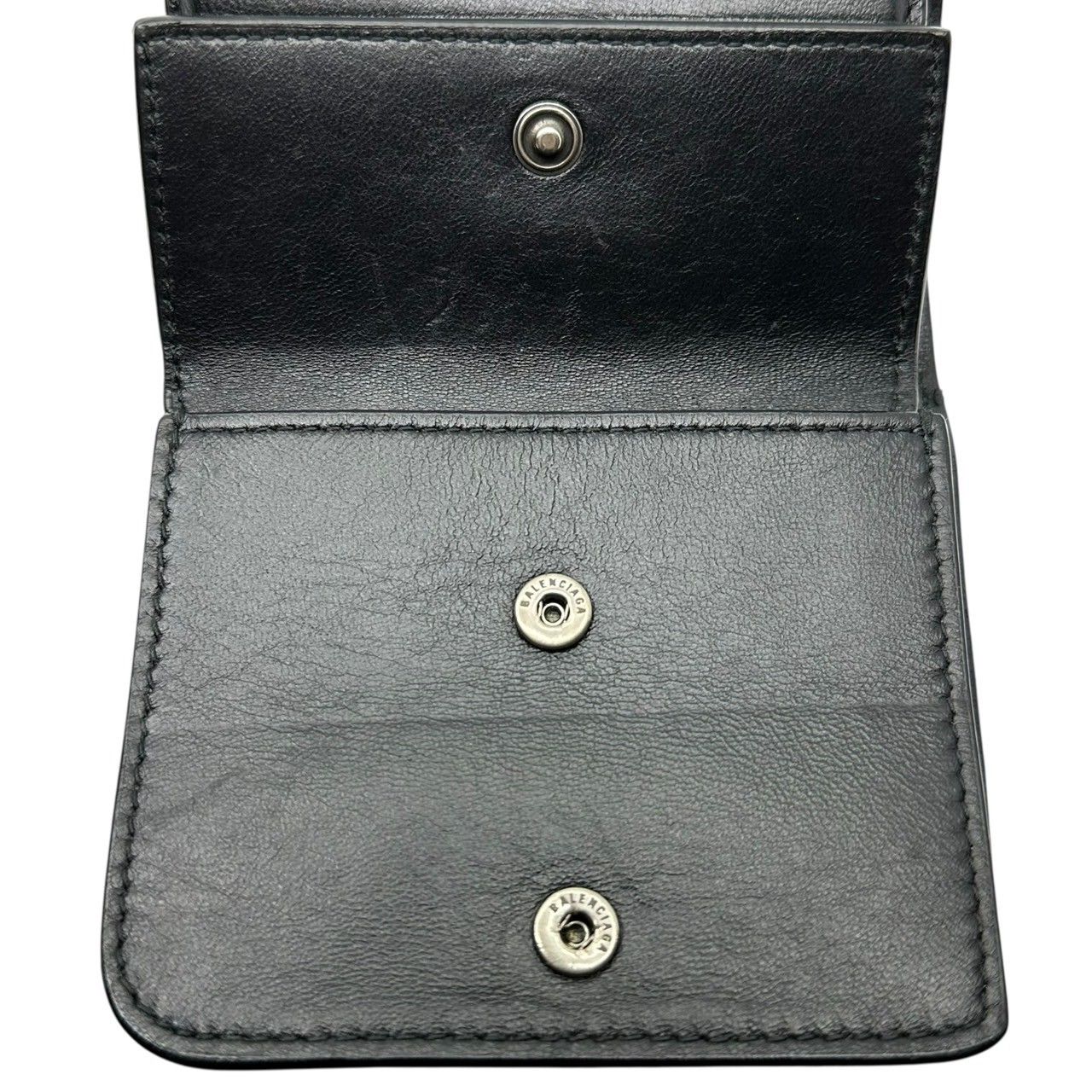 BALENCIAGA Le Cagole ミニウォレット 三つ折り 財布 バレンシアガ 三つ折り財布 (ル カゴール ミニウォレット