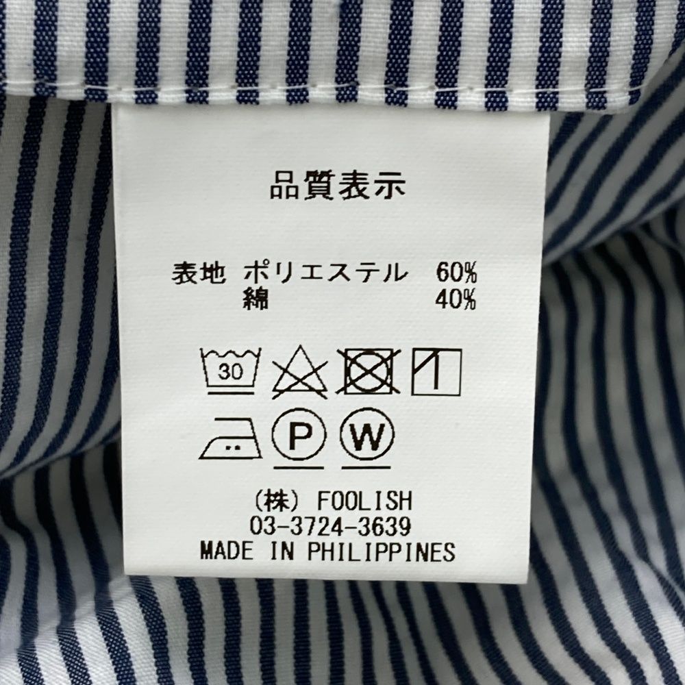 rough&swell ラフアンドスウェル ストライプ ロングパンツ 紺 M ROUGH&SWELL（ラフアンドスウェル） パンツ｜中古ゴルフウェア通販