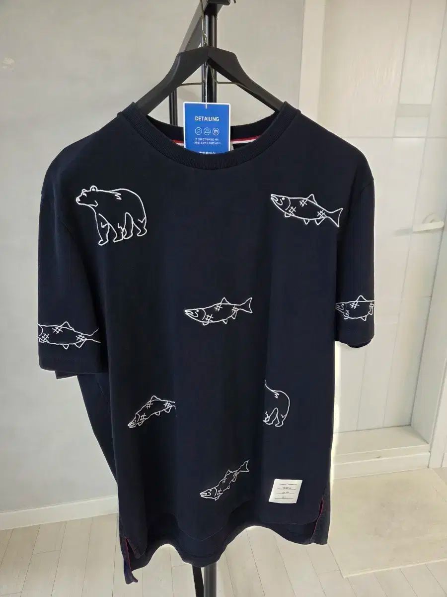 Malbon ゴルフ 配色襟 ハーフジップポロ スウェット風 ゆったり