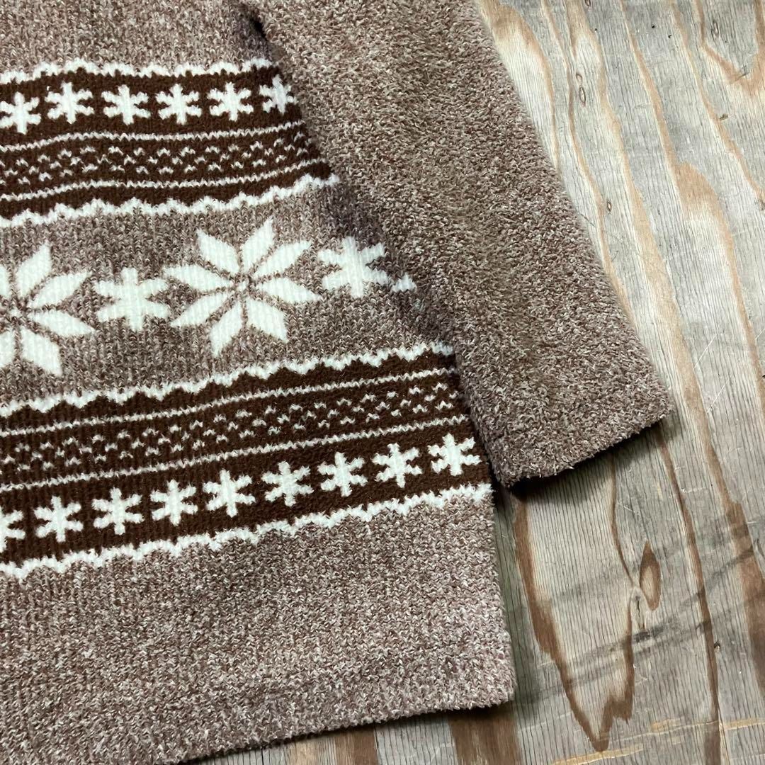 Courrèges Courreges クレージュ 雪柄 ボア フリース パーカー ダブル