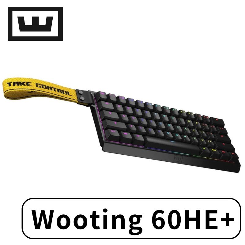 【美品】Wooting 60HE ゲーミングキーボード ブラック 箱・付属品完備 Wooting 60HE+ RGB Keyboard Black｜ふもコレ(Fumo Collection)