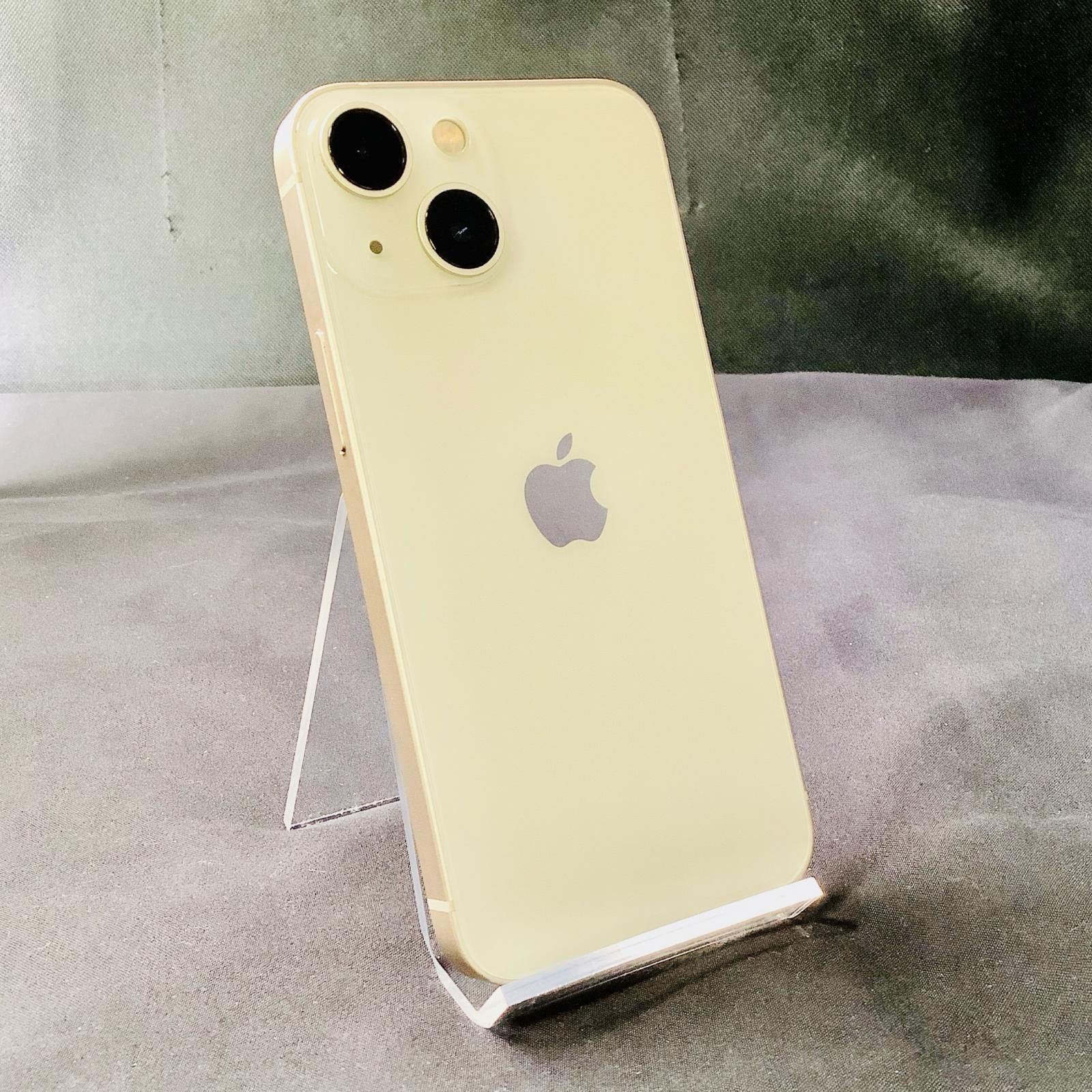 【全額返金保証】【最速発送】Apple iPhone 13 mini 128GB スターライト docomo SIMフリー 動作確認済 90% 白ロム