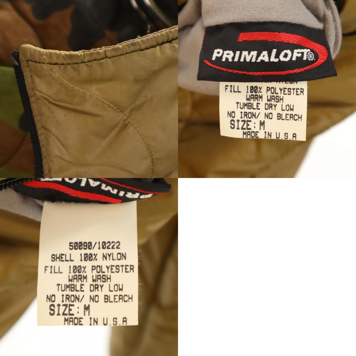 ワイルドシングス USA製 プリマロフト カモフラ柄 リバーシブル 