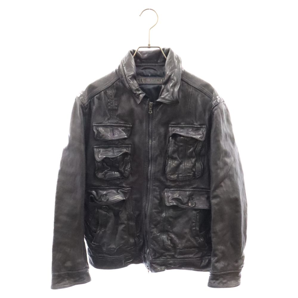 NEIL BARRETT バッファローレザーブルゾン レザー ジップジャケット