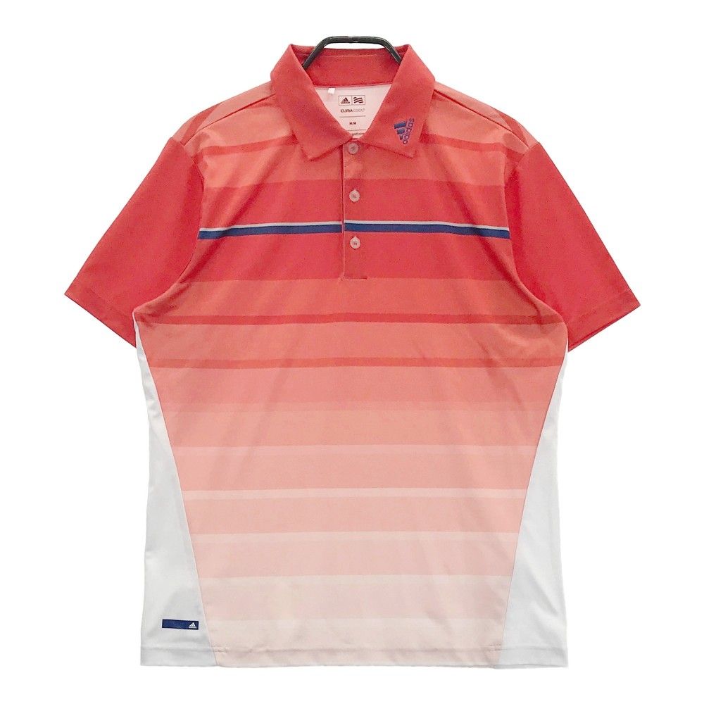 サイズ：M ADIDAS GOLF アディダスゴルフ Z85511 半袖ポロシャツ  オレンジ系 [240101217497]# ゴルフウェア メンズ